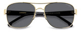 Carrera 3042/S Grey Polarized Square Women's Sunglasses 58mm