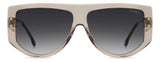 Carrera 3099/S Women's Square Sunglasses Gold and Brown 59mm