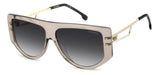 Carrera 3099/S Women's Square Sunglasses Gold and Brown 59mm