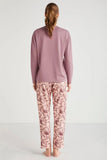 Catherine's 2626 Women's Pajama Set in Dusty Rose