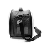 Cattie Gray Transparent Panoramic Pet Carrier Bag 30x40x35 cm