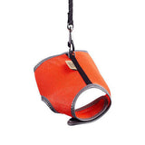 Cattie Air Mesh Cat Harness and Leash Set Orange Medium 25-35cm