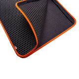 Cattie Litter Trapping Functional Cat Mat Orange 50x75cm