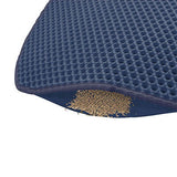 Cattie Functional Litter Trapping Cat Mat Navy Blue 50 x 75 cm