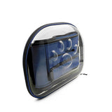 Cattie Navy Blue Panoramic Clear Pet Carrier 30x40x35 cm