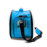 Cattie Blue Transparent Panoramic Pet Carrier Bag 30x40x35 cm