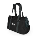 Cattie Black Bungalow Pet Carrier for Cats and Small Dogs 50cm