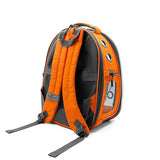 Cattie Orange Mesh Astronaut Pet Carrier Backpack 25x60x40 cm