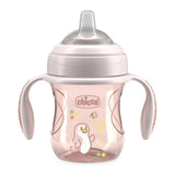 Chicco Soft Silicone Spout Transition Cup for Girls Pink 200ml