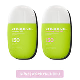 Cream Co. Everyday SPF50 Sunscreen Duo Set 2 x 40ml