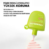 Cream Co. Everyday Pink SPF 50 Set Brightening Sunscreen 2x40ml
