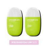 Cream Co. Everyday SPF 50+ Sunscreen Set Hydrating Duo 2-Pack