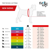 Curli Vest Harness Clasp Air-Mesh Dog Harness Blue Large