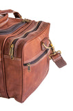 Vintage Leather Travel Duffle Bag