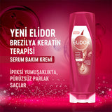 Elidor Brazilian Keratin Therapy Hair Serum - Nourishes, Smooths, and Adds Shine to Hair - 11.83 fl oz