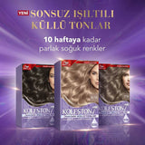 Wella Koleston 7 Ash Grey Tones 7/18 - Shimmering Pearl Ash Brown | 100% Intense Color