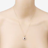 IGI Certified 2.01 Carat Genuine Brown Diamond Center and 0.29cttw White Diamond 18K Yellow Gold Pendant (2.30cttw)