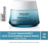 Vichy Mineral 89 Moisturizing Cream - Rich Hydrating Cream for Dry Skin, 1.69 fl oz