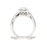 1.00ct Diamond Engagement Ring Set 10KT White Gold