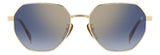 David Beckham DB 1162/F/S Blue Shaded Gold Mirror Sunglasses