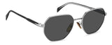 David Beckham DB 1162/F/S Grey Square Men's Sunglasses