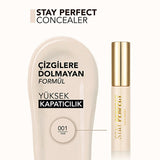 Flormar Stay Perfect Concealer 001 Fair - High Pigmentation | Liquid Formula