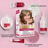 L'Oreal Paris Excellence Creme Hair Color 7 Light Brown - Rich Color