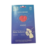 Dizaynmask Silver Ion Washable Face Mask Pink Size L