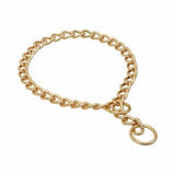 Doggie Stainless Steel Choke Chain Training Dog Collar 55cm