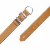 Doggie Comfort Leather Dog Collar Camel Durable Design 60 cm