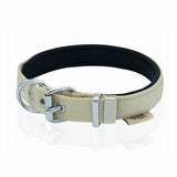 Doggie Comfort Woven Dog Collar Khaki 3x42-50 cm