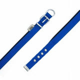 Doggie Comfort Woven Royal Blue Dog Collar 30-35 cm