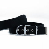 Doggie Comfort Woven Dog Collar Black 2.5x50 cm