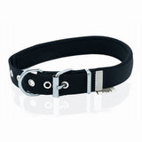 Doggie Comfort Woven Dog Collar Black 2.5x50 cm
