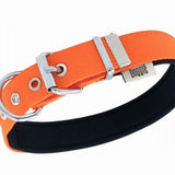 Doggie Comfort Woven Dog Collar Orange 2.5x37-45 cm