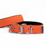Doggie Comfort Woven Dog Collar Orange 2.5x42-50 cm