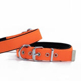 Doggie Comfort Woven Orange Dog Collar for Large Breeds 3x50cm
