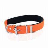Doggie Comfort Woven Dog Collar Orange Adjustable 47-55cm