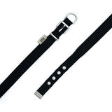 Doggie Comfort Woven Black Dog Collar Small 2 x 30-35 cm