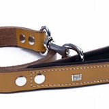 Doggie Comfort Classic Leather Dog Leash Camel 3x100 cm