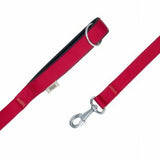 Doggie Comfort Classic Woven Dog Leash Red 2.5x120 cm
