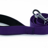 Doggie Comfort Classic Woven Dog Leash Purple 3x100 cm