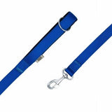 Doggie Comfort Classic Woven Dog Leash Royal Blue 2.5x120 cm