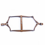 Doggie Ronin Leather Dog Harness Camel Comfort Fit 1.5x45 cm