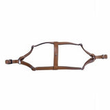 Doggie Ronin Leather Dog Harness Camel 2x45-55 cm