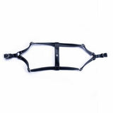 Doggie Ronin Black Leather Dog Harness for Comfort 45-55cm