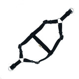 Doggie Ronin Black Woven Comfort Dog Harness Medium 2 x 45-55 cm