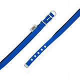 Doggie Royal Blue Woven Dog Collar Adjustable Comfort 20-25cm