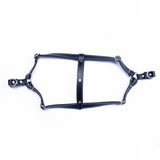 Doggie Ronin Black Leather Dog Harness Comfort Fit 1.5x35-40cm