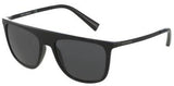 Dolce & Gabbana 6107 501/87 Black Square Sunglasses 55mm